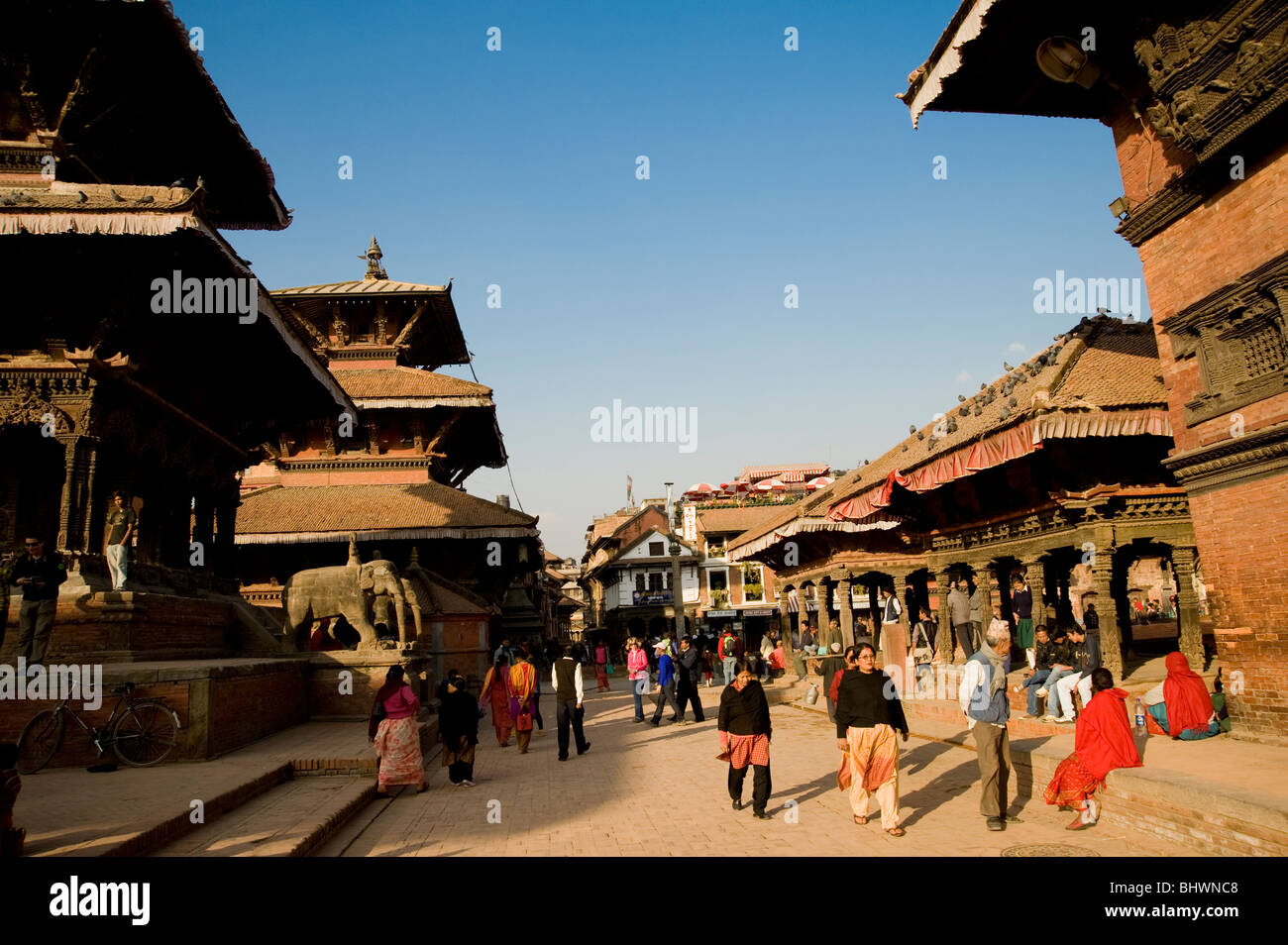 Durbar Square, Patan, Katmandou, Népal Banque D'Images