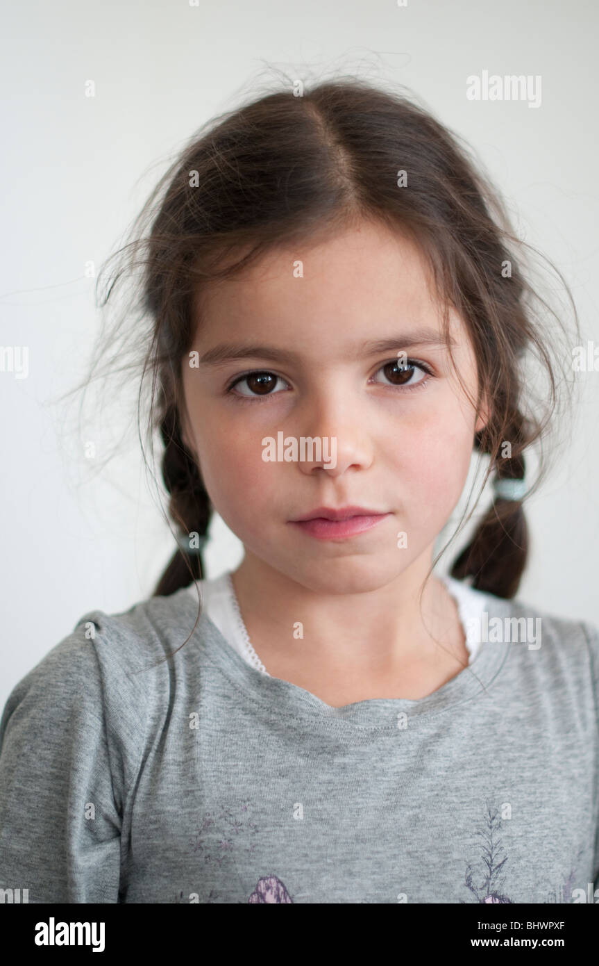 Portrait d'une fille de l'école Banque D'Images