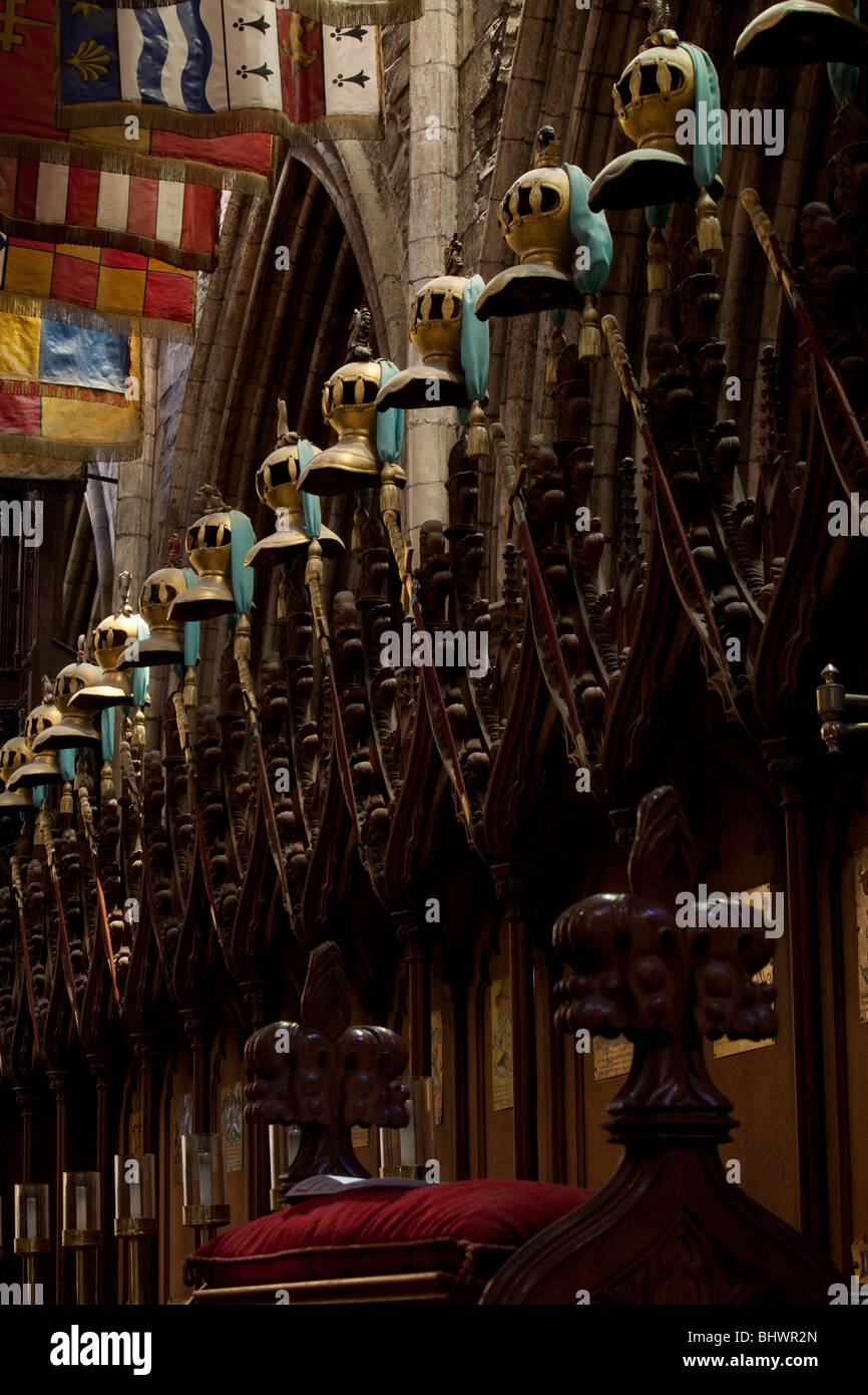 De l'intérieur de la Cathédrale St Patrick. Dublin, Irlande. Banque D'Images