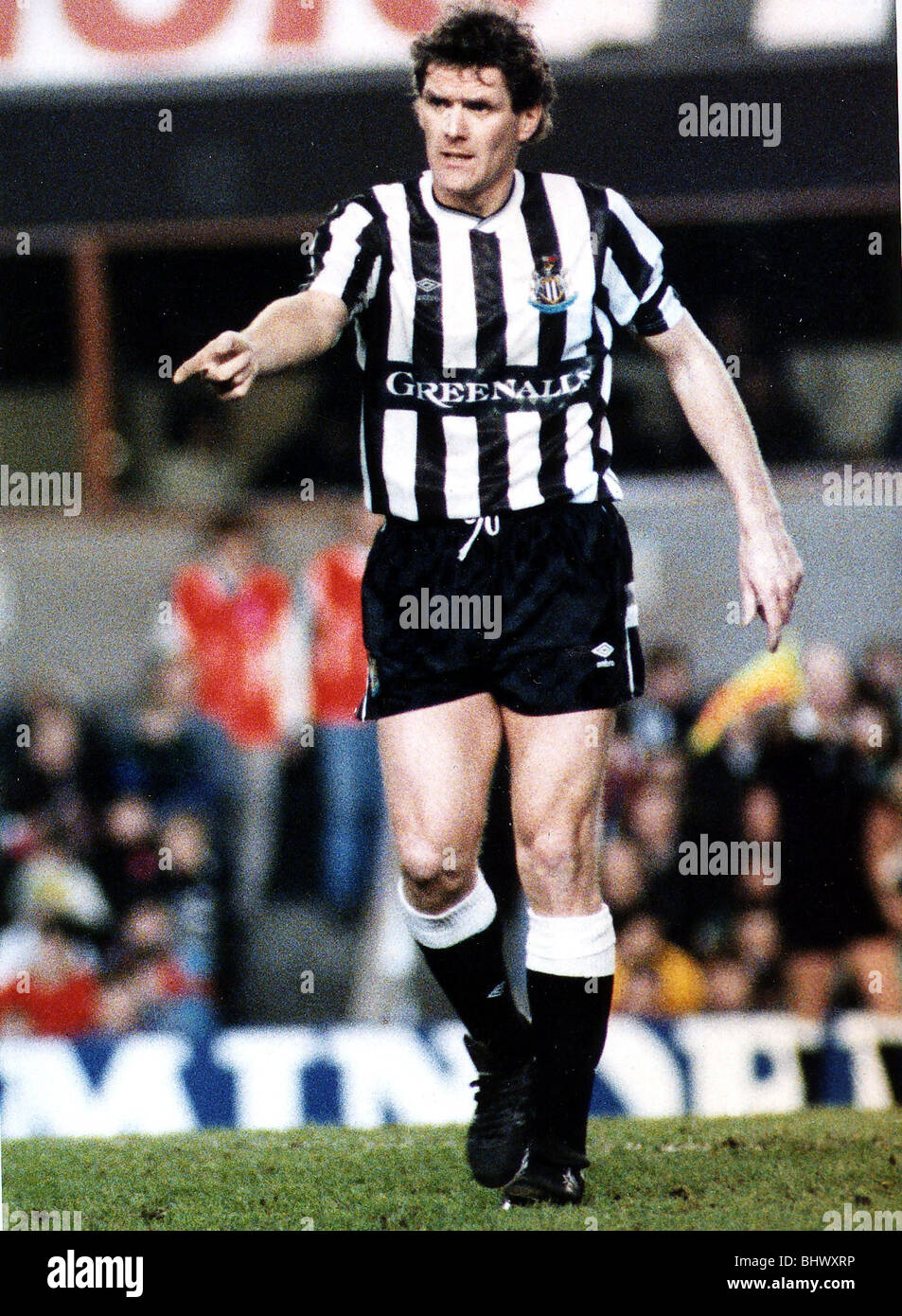 Roy Aitken Newcastle United Football player Ecosse capitaine Roy Aitken était un grand nom de la signature au début de 1990. L'ancien Celtic Banque D'Images