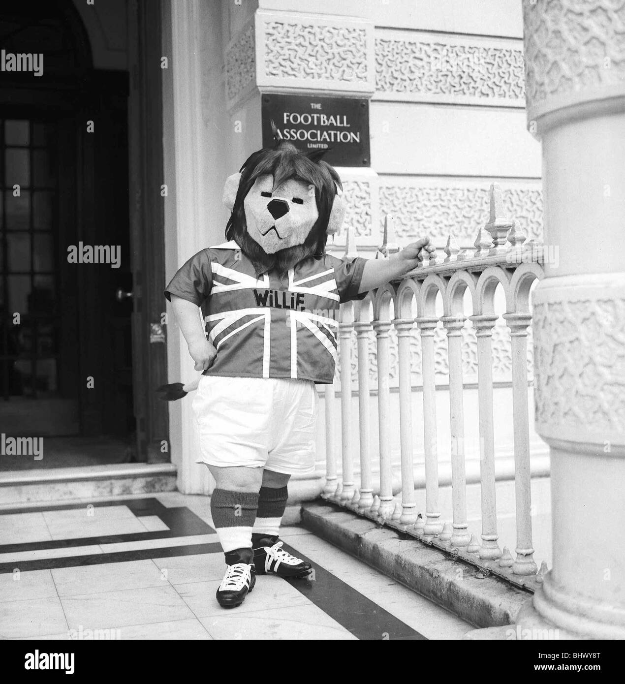 Coupe du Monde Coupe du Monde 1966 Willie Mascot Banque D'Images
