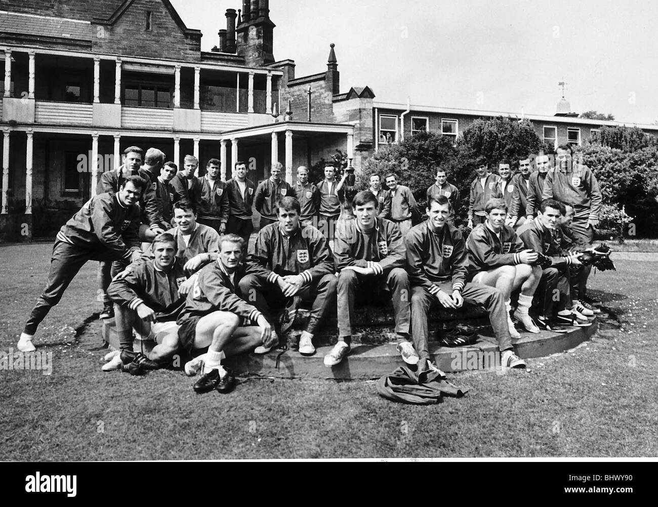 L'équipe de la Coupe du Monde 1966 Angleterre ©Mirrorpix Banque D'Images