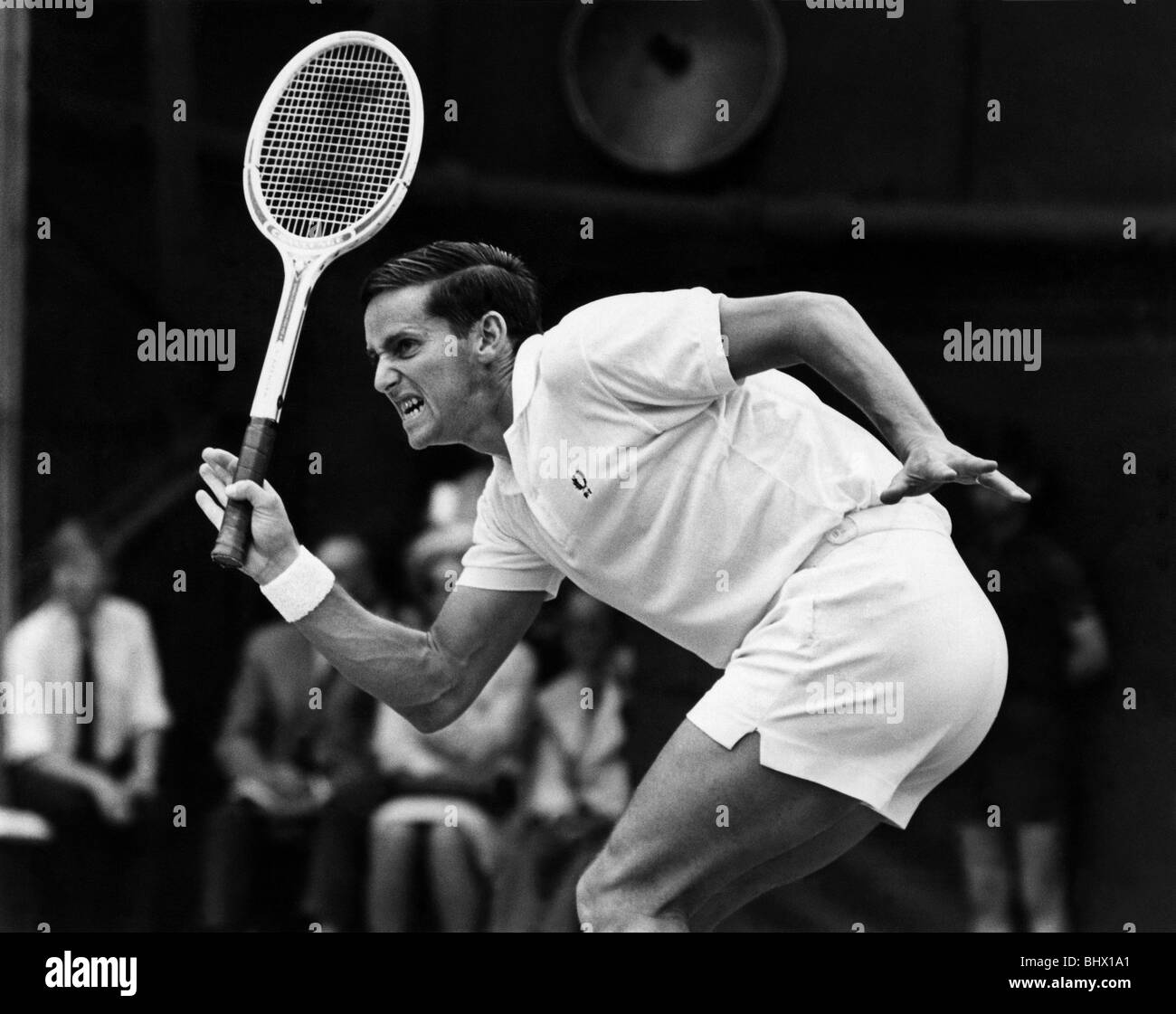 Roy Emerson qui a perdu à Pilic lors du championnat de Wimbledon . Juillet 1967 P011384 Banque D'Images