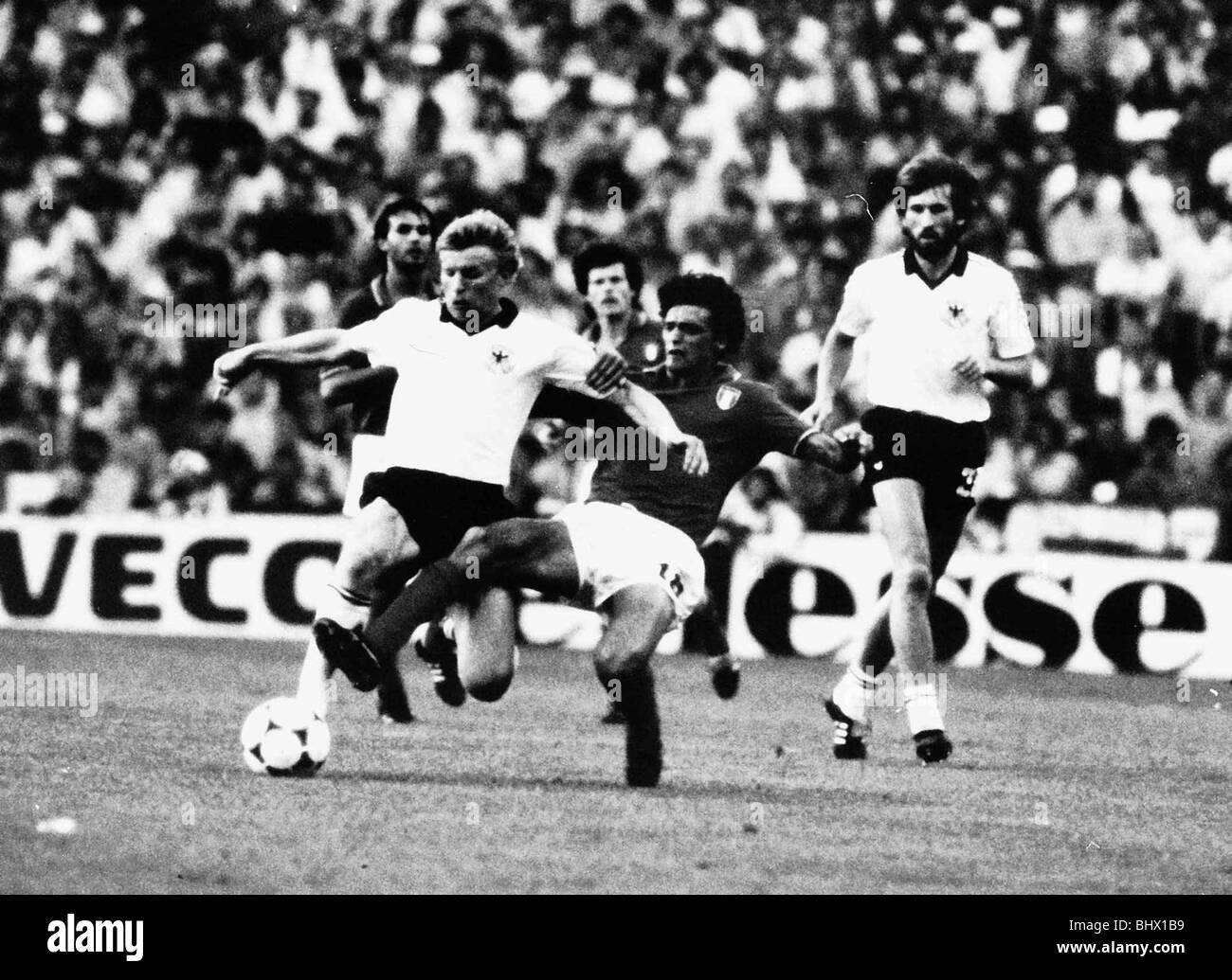 Football world cup final 1982 Banque de photographies et d’images à