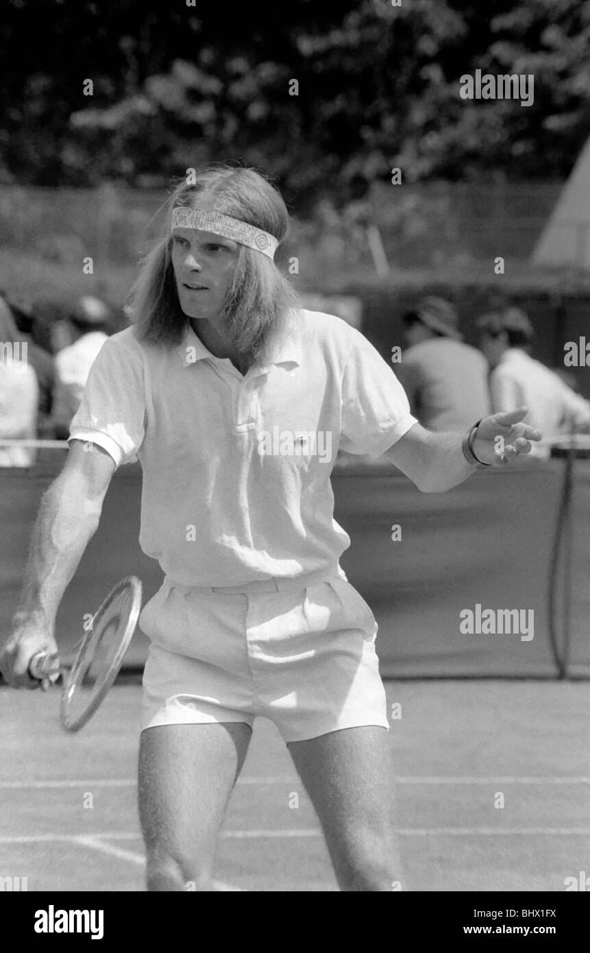 Tennis de Wimbledon 1970 1er jour. Juin 1970 70-5902-048 Banque D'Images