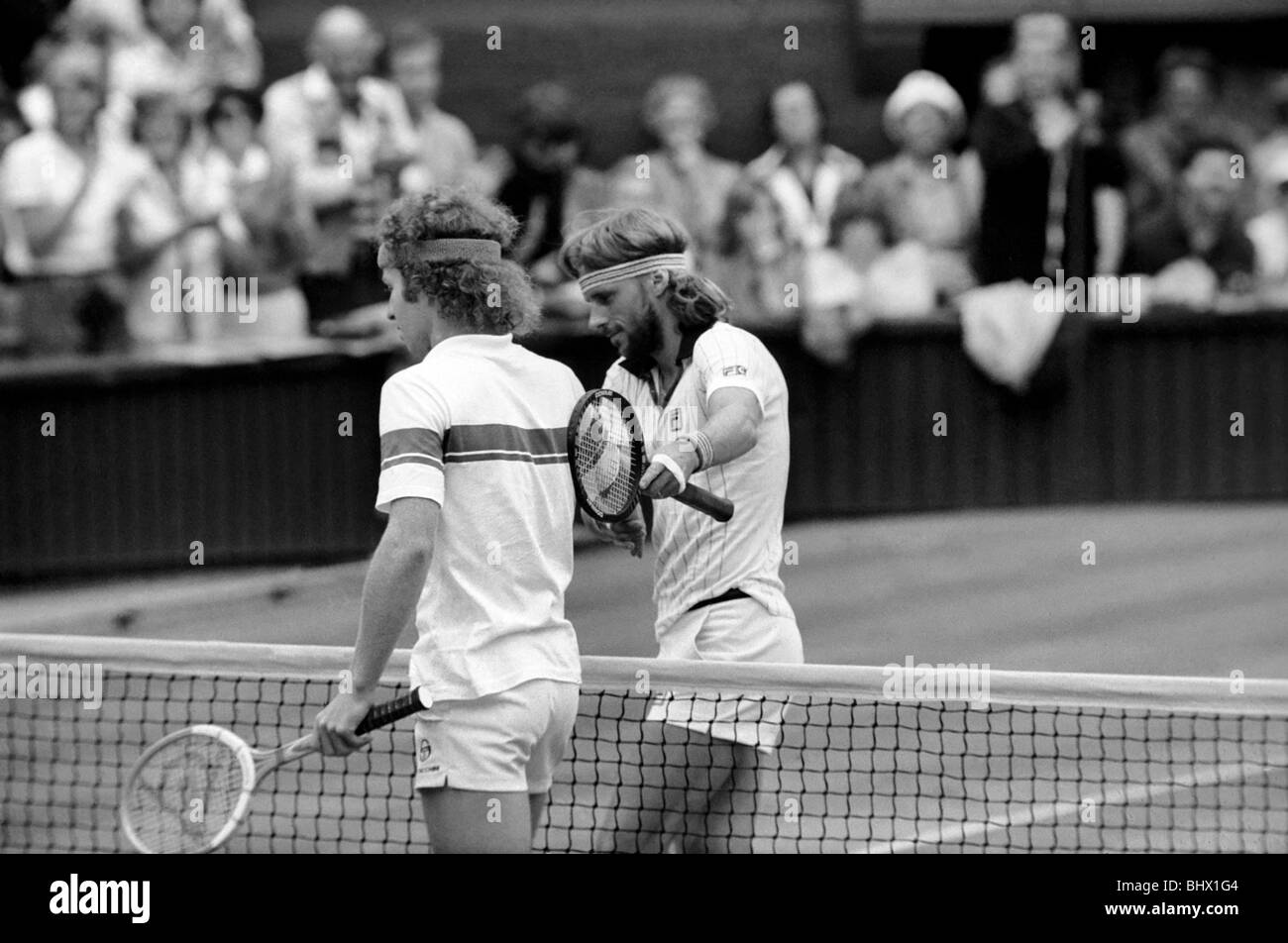 The Wimbledon final 1980 Björn Borg vs John McEnroe