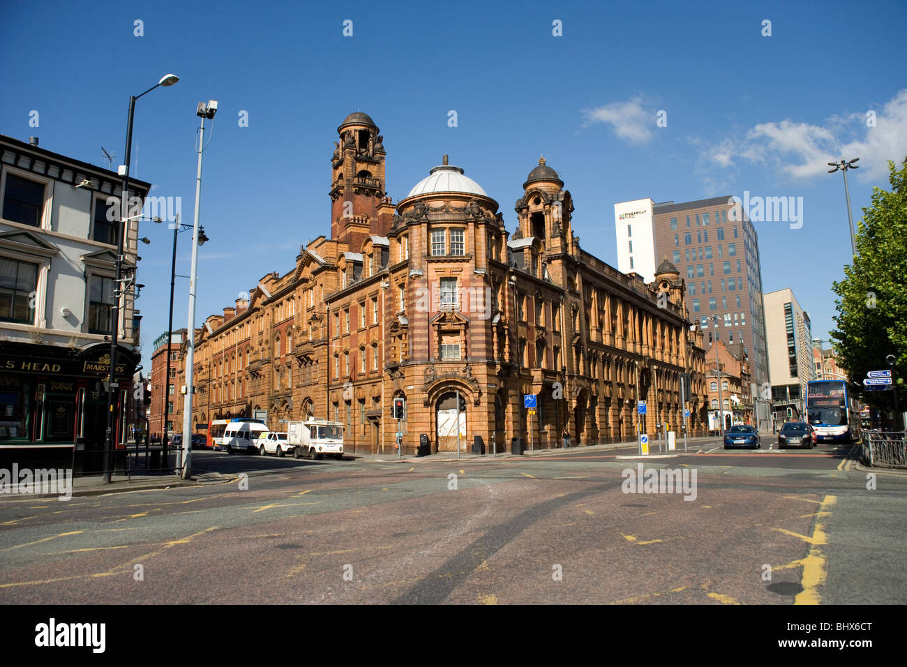 London Road, Manchester Fire Station Banque D'Images