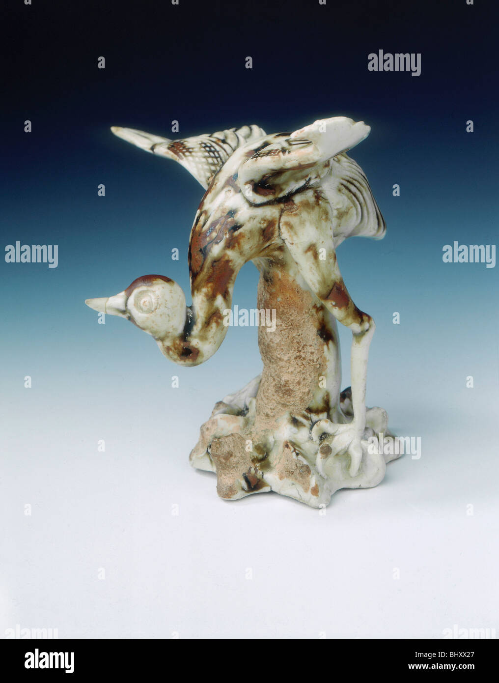 Stork et rock, dynastie des Song du Nord, la Chine, 11e siècle. Artiste : Inconnu Banque D'Images