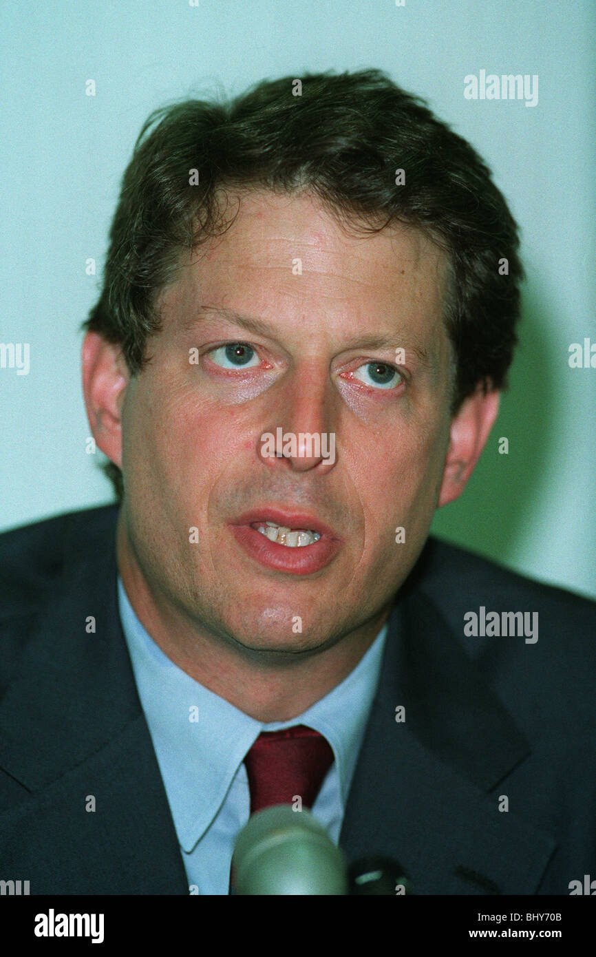 AL GORE, VICE-PRÉSIDENT DE L'USA 20 Juin 1992 Banque D'Images