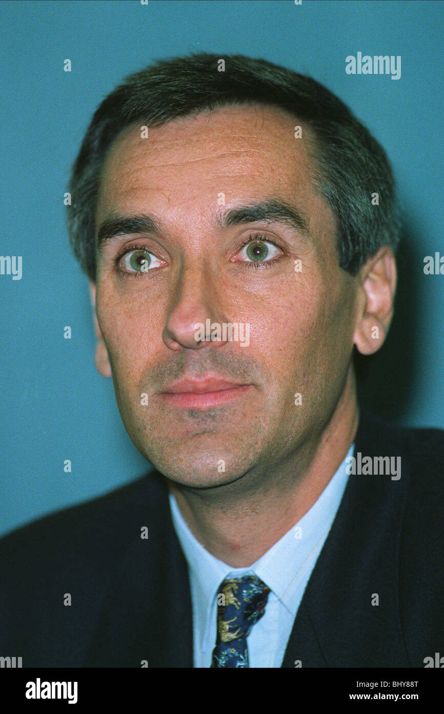 JOHN REDWOOD, DÉPUTÉ MINISTRE DE L'ENVIRONNEMENT 13 Décembre 1992 Banque D'Images