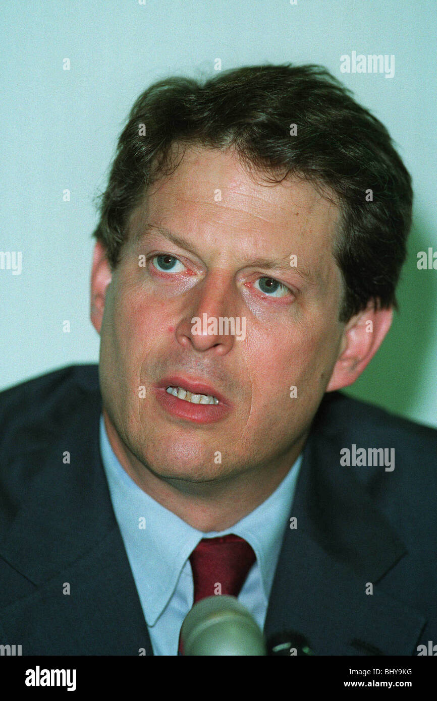 AL GORE, VICE-PRÉSIDENT DE L'USA 20 Juin 1992 Banque D'Images