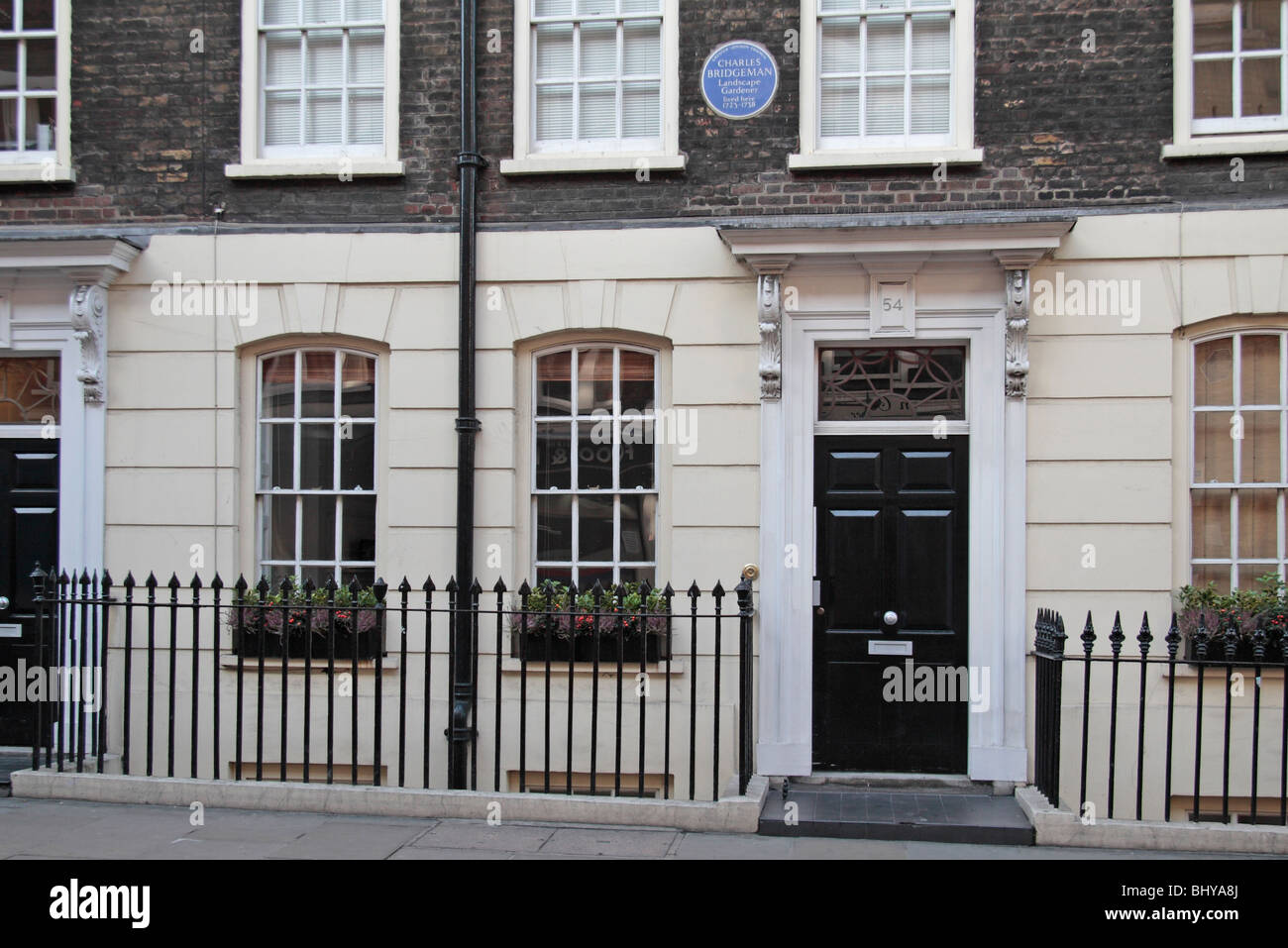 La maison de Charles Bridgeman paysagiste, à Londres. Nov 2009 Banque D'Images