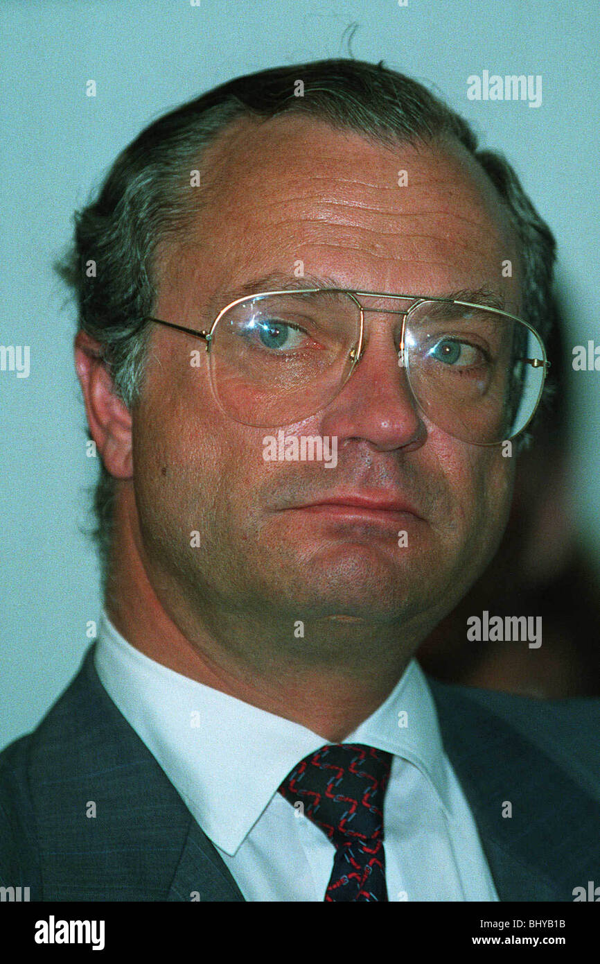 CARL XVI Gustaf, roi de Suède 20 juin 1992 Banque D'Images