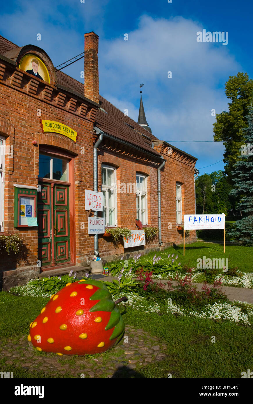 Le centre Kondas musée d'art naïf à Viljandi Estonie Europe Banque D'Images