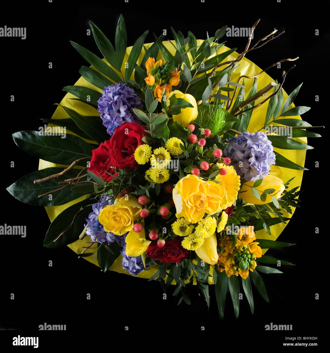 Bouquet de fleurs aux couleurs Banque D'Images