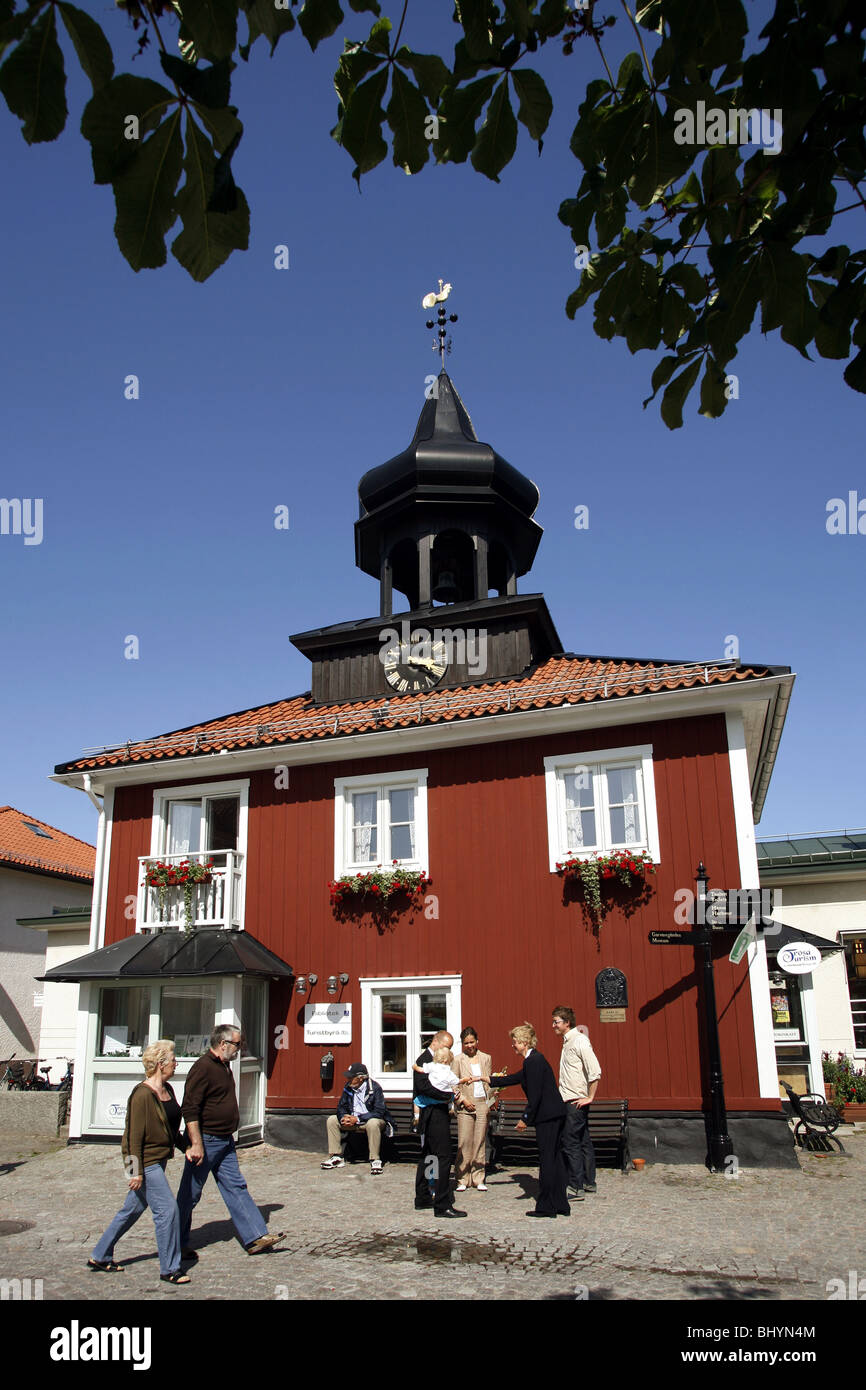Bibliothèque, Trosa, Suède Banque D'Images