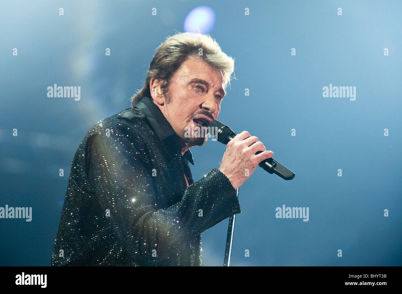 Johny Hallyday : 'Tour 66', la dernière tournée ? (2009) Banque D'Images