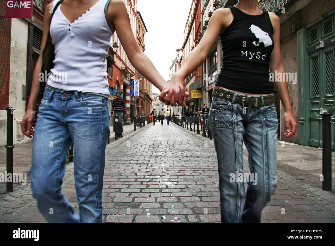 L'homosexualité : les lesbiennes Banque D'Images