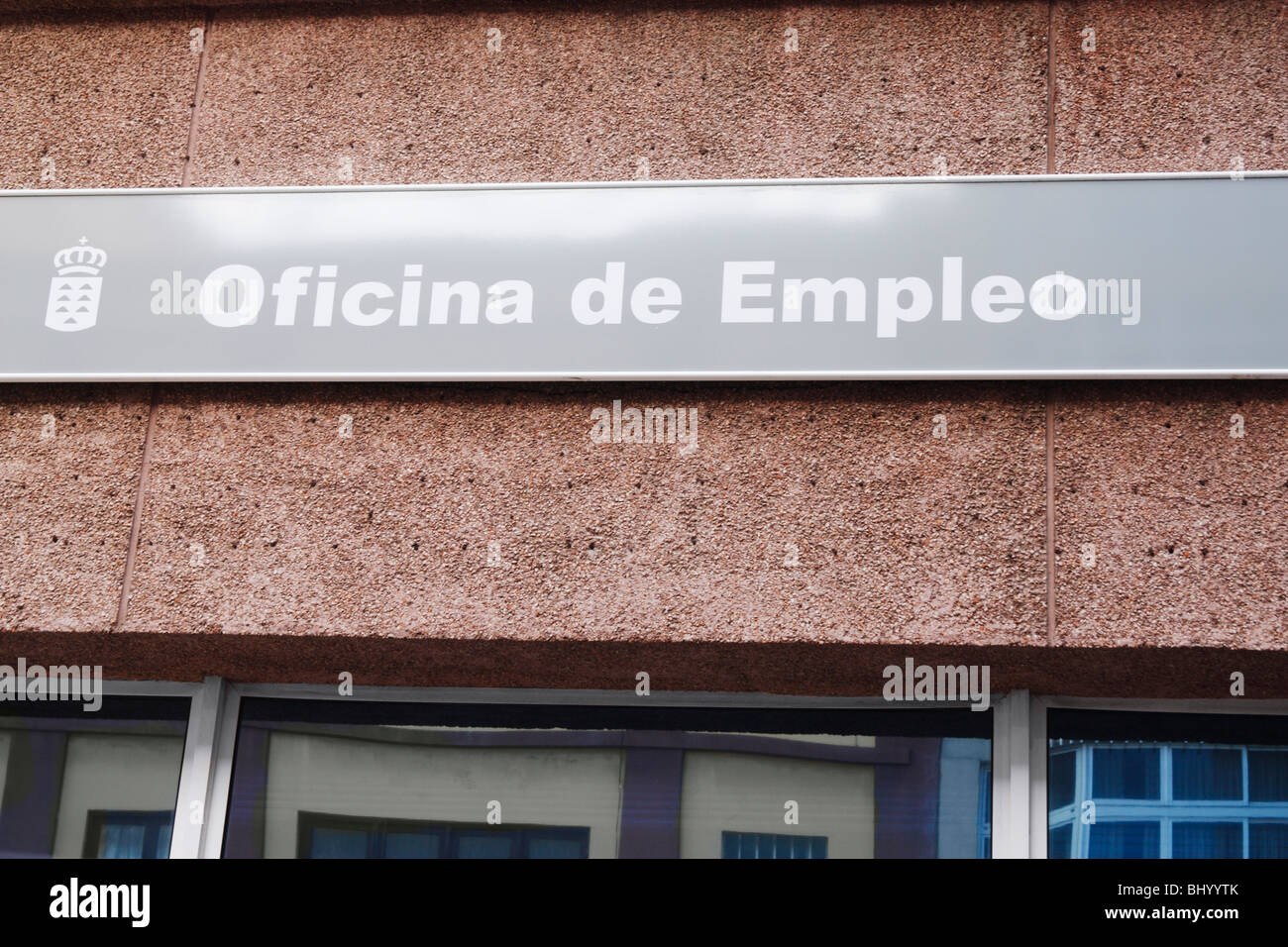Job centre/bureau de chômage dans les îles canaries Banque D'Images