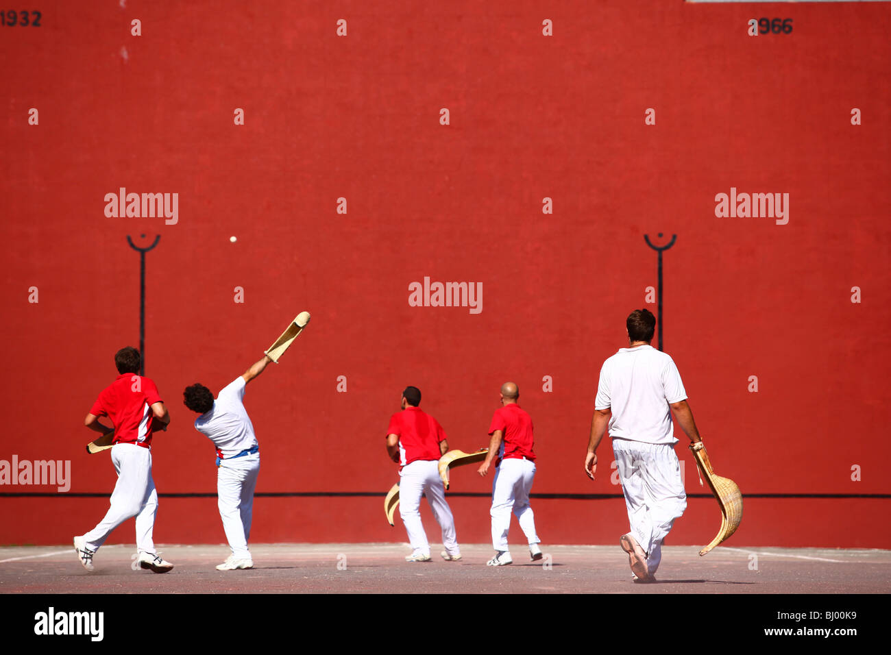 Pelote basque Banque D'Images