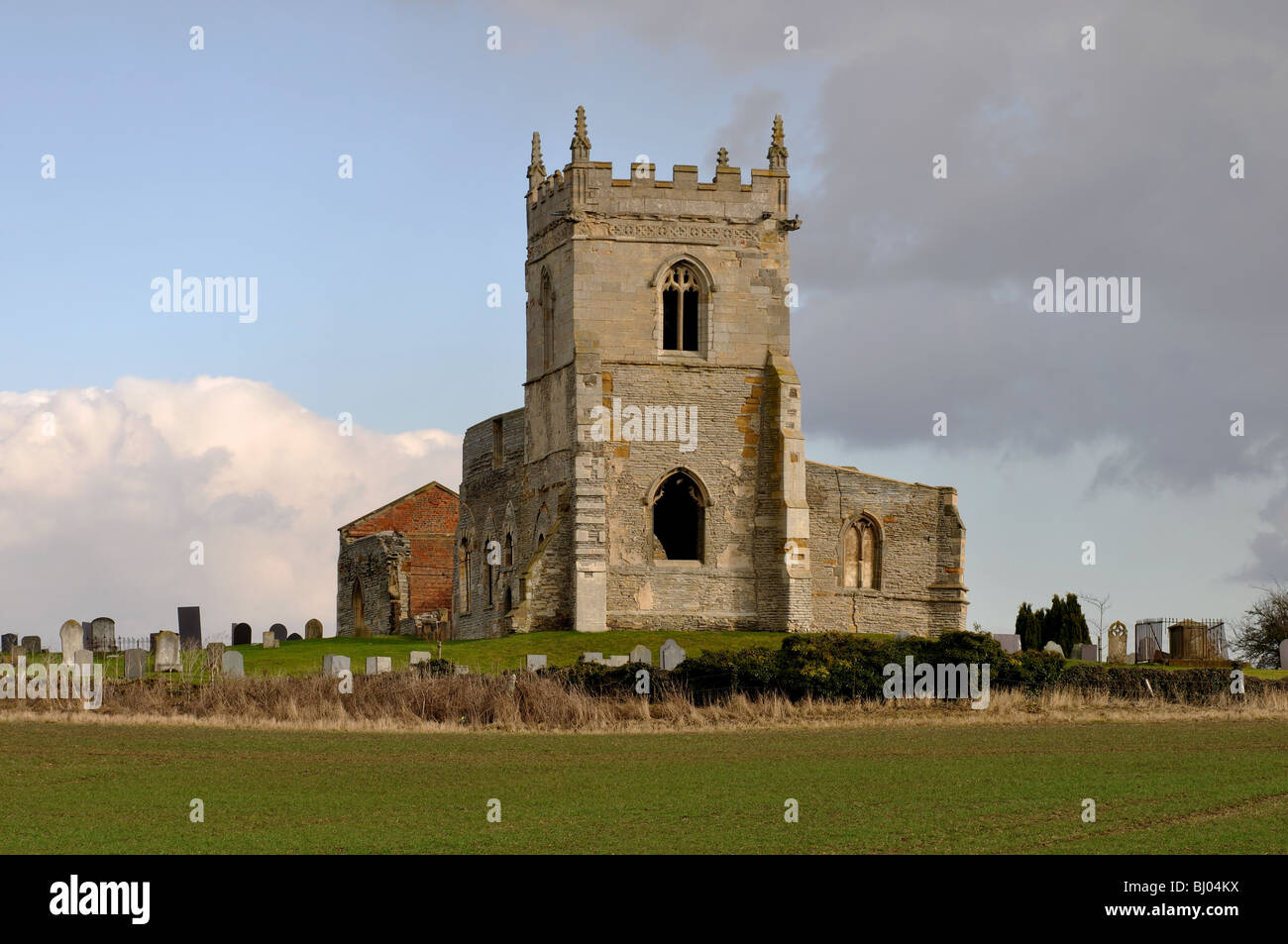 L'ancienne église de Sainte Marie, Colston Bassett, Lancashire, England, UK Banque D'Images