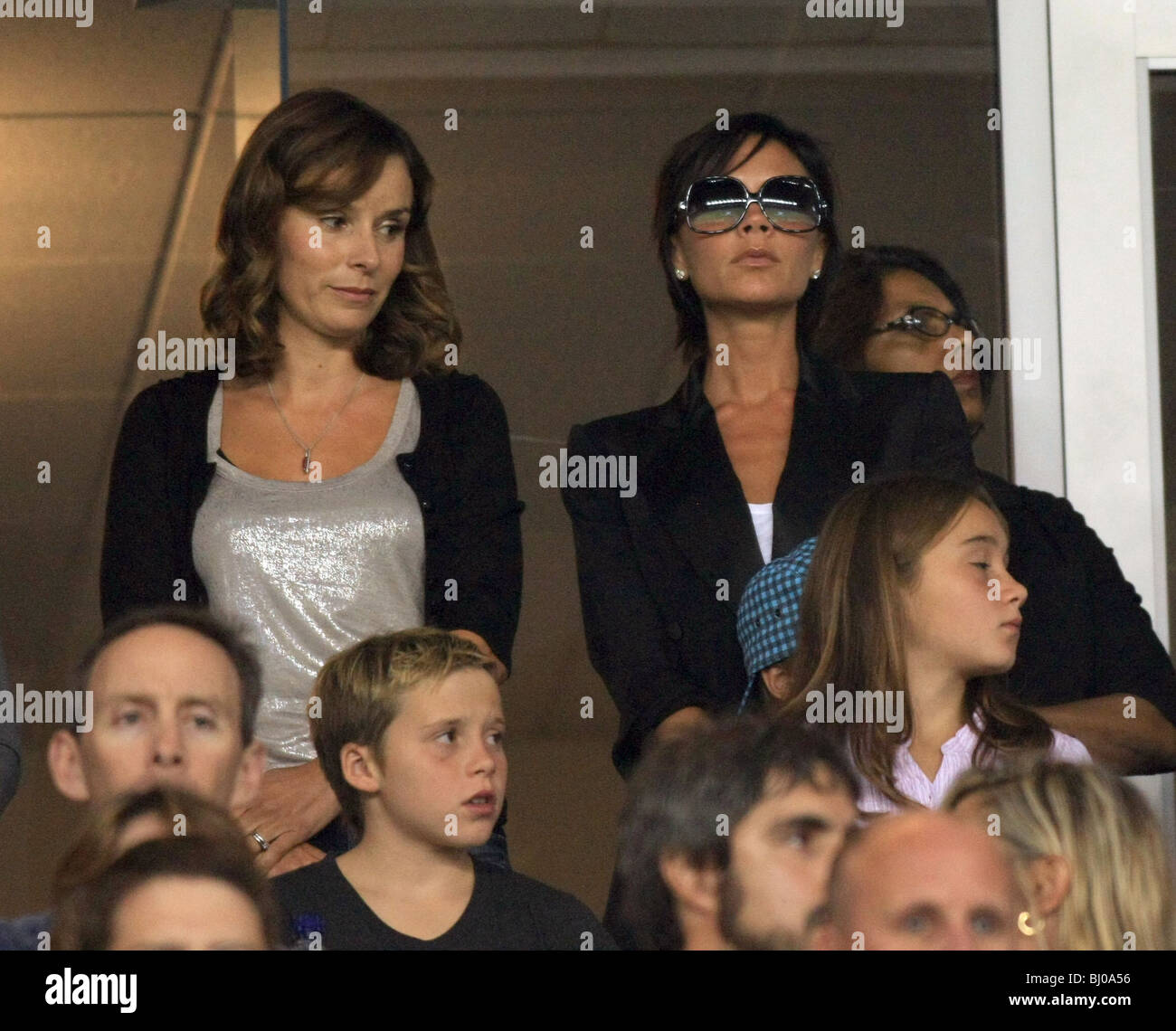 BROOKLYN VICTORIA BECKHAM BECKHAM CAYETANA RAMSEY CELEBS À LOS ANGELES GALAXY V SEATTLE SOUNDERS MATCH DE FOOTBALL CARSON LOS UN Banque D'Images