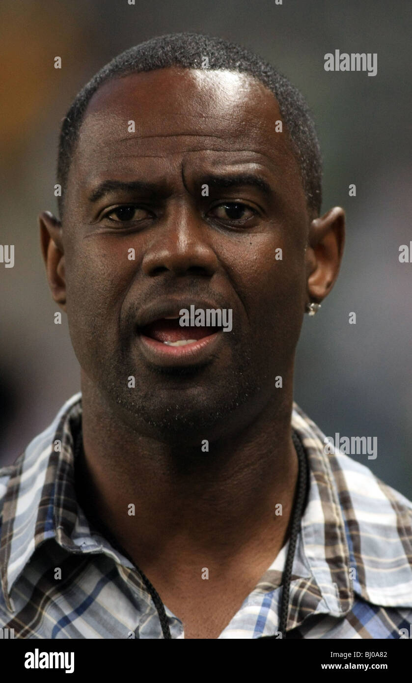 BRIAN MCKNIGHT CELEBS À LOS ANGELES GALAXY V SEATTLE SOUNDERS MATCH DE FOOTBALL CARSON LOS ANGELES CA USA 15 Août 2009 Banque D'Images