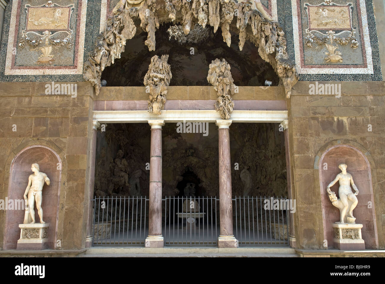 Grotte de Buontalenti, jardin de Boboli, Florence (Firenze), UNESCO World Heritage Site, Toscane, Italie, Europe Banque D'Images