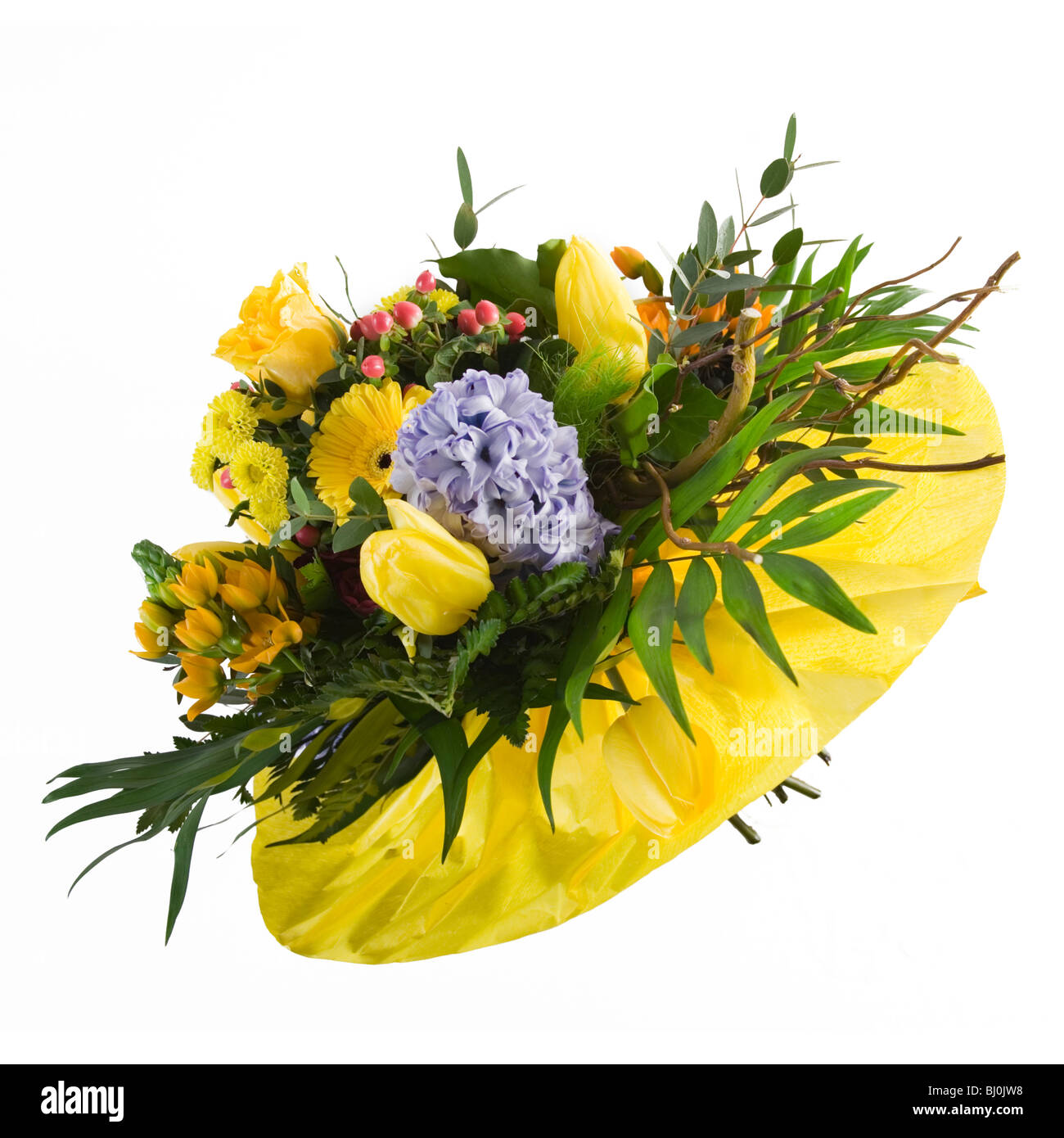Bouquet de fleurs aux couleurs Banque D'Images