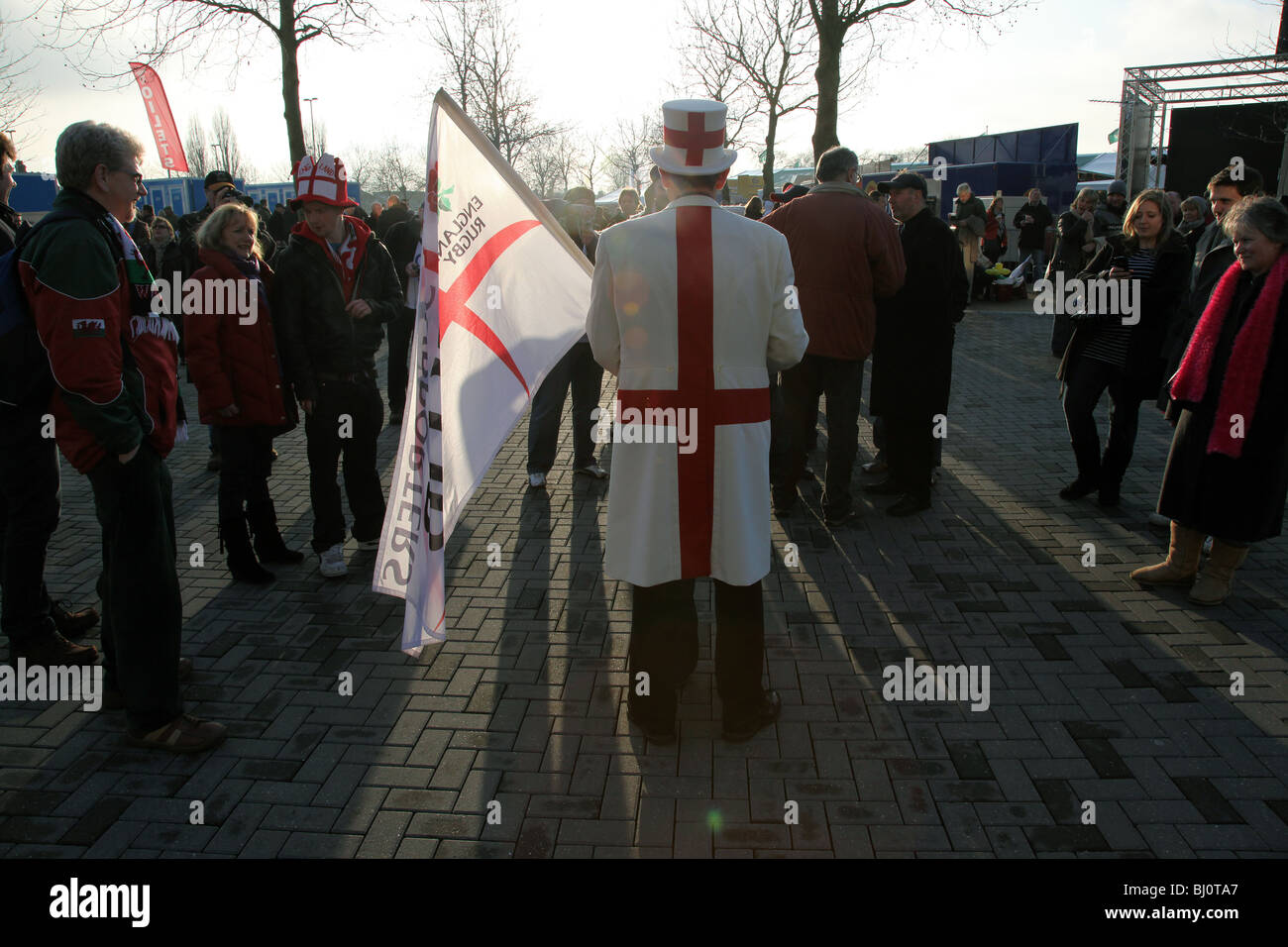 L'Angleterre v Pays de Galles 6 Nations Tournament, le Stade de Twickenham 2010 Banque D'Images