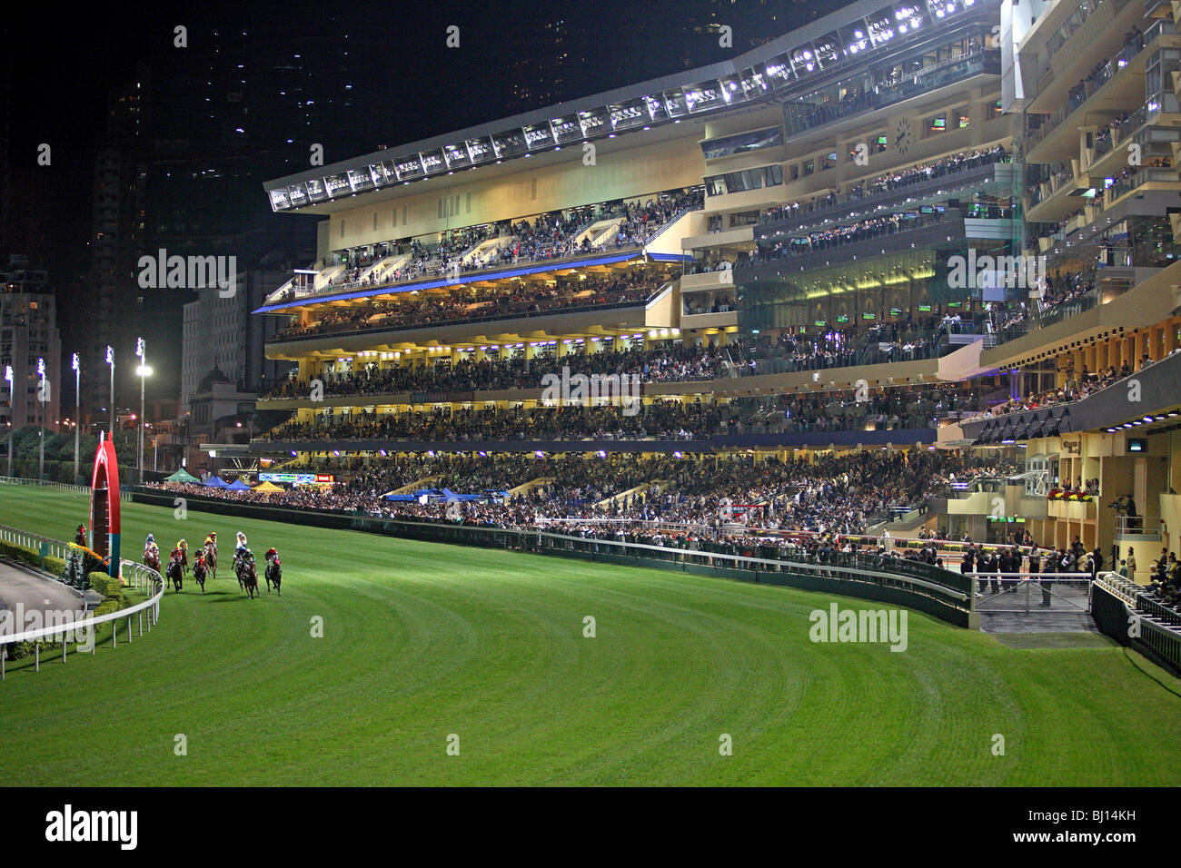 Race Course Happy Valley, à Hong Kong, Chine Banque D'Images
