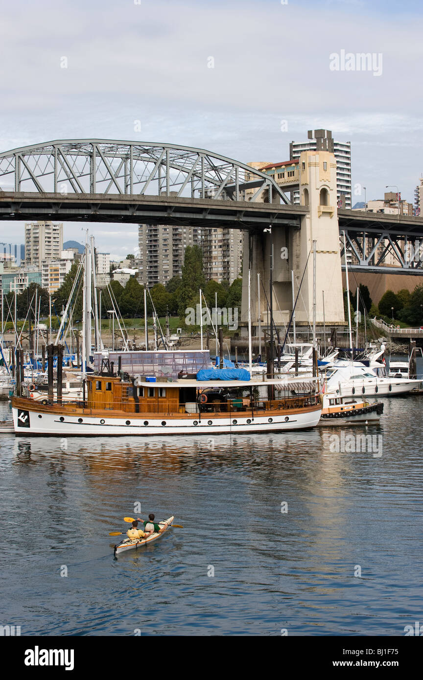 Le pont Granville Vancouver BC Canada Banque D'Images