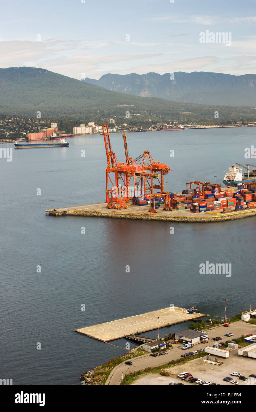Port de Vancouver BC Canada Banque D'Images