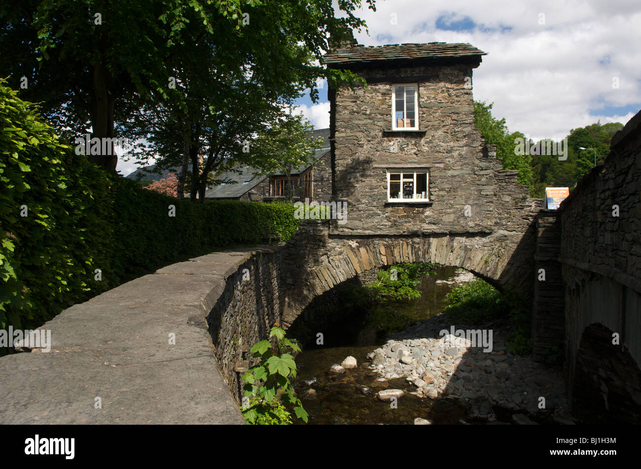 Le Bridge House, propriété du National Trust, Ambleside, Lake District, Cumbria, Angleterre, Royaume-Uni Banque D'Images