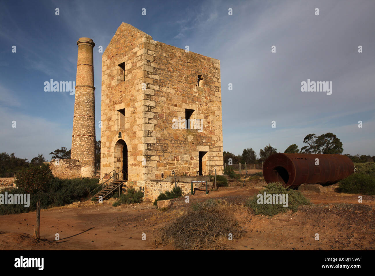 Hughes Engine House Moonta Australie du Sud Banque D'Images