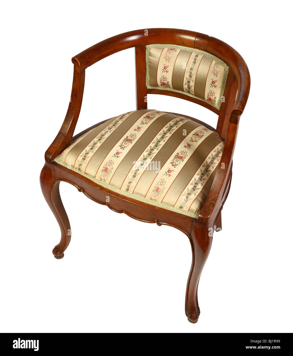 Ancien fauteuil bois isolé vintage style italien classique Photo Stock -  Alamy