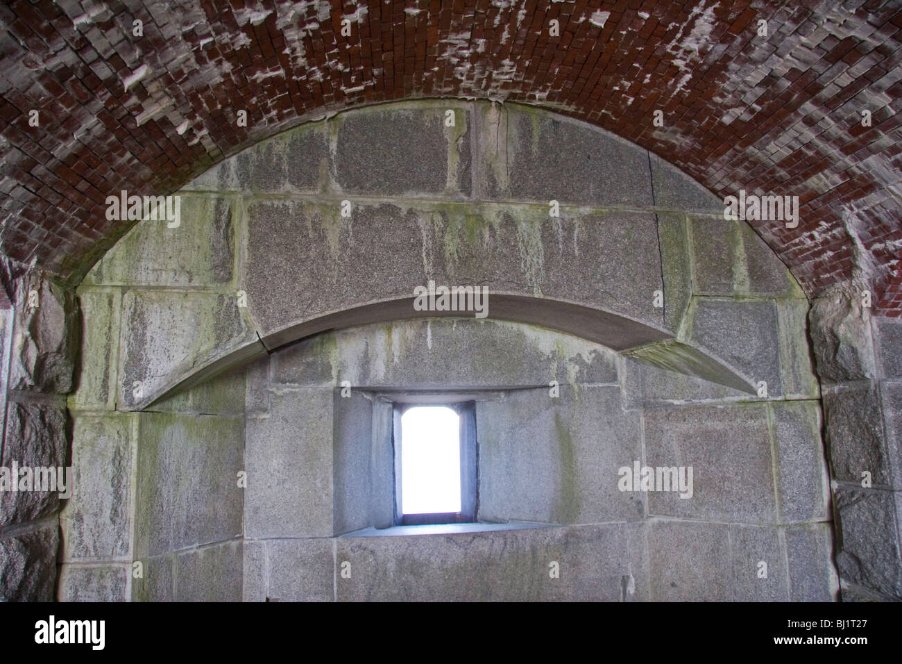 Fort Popham sur Hunnewell Point à l'embouchure de la rivière Kennebec, dans le Maine Banque D'Images