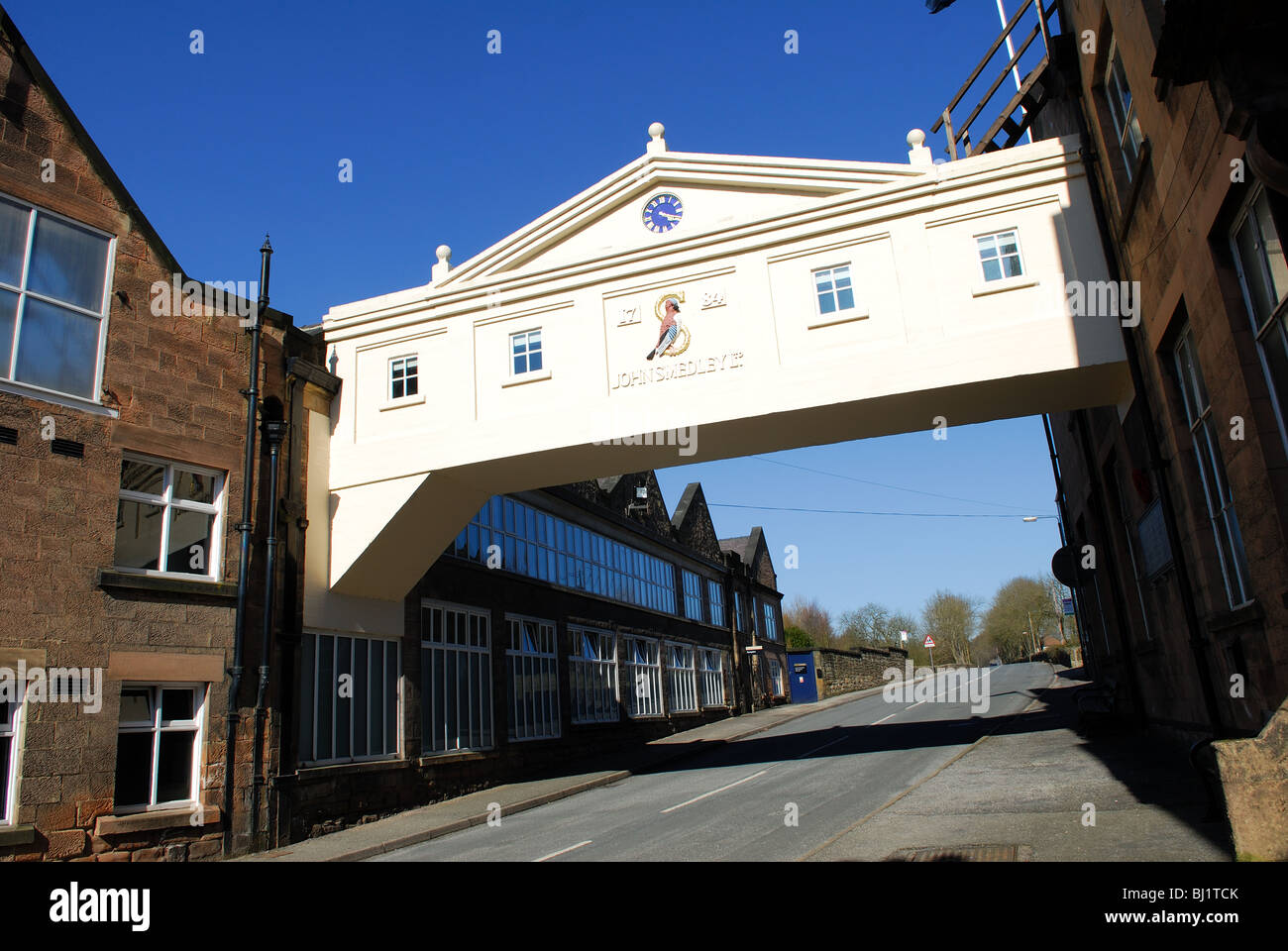 John Smedley Ltd Knitwear Company Lea Mills Derbyshire. Banque D'Images