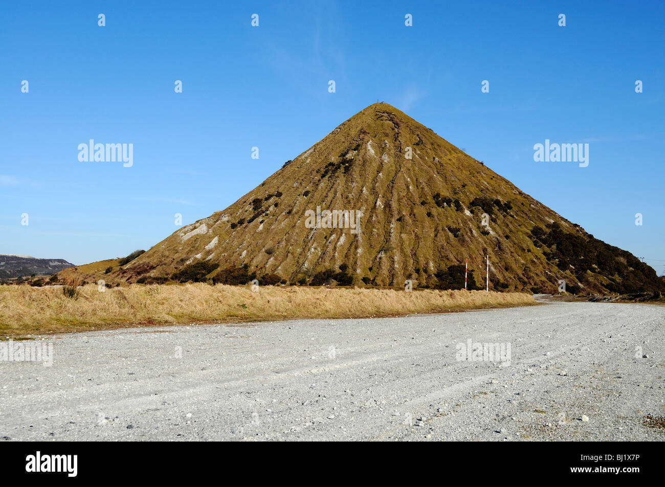 Un tas de déblais d'argile déchets chine.près de St Austell à Cornwall, uk Banque D'Images