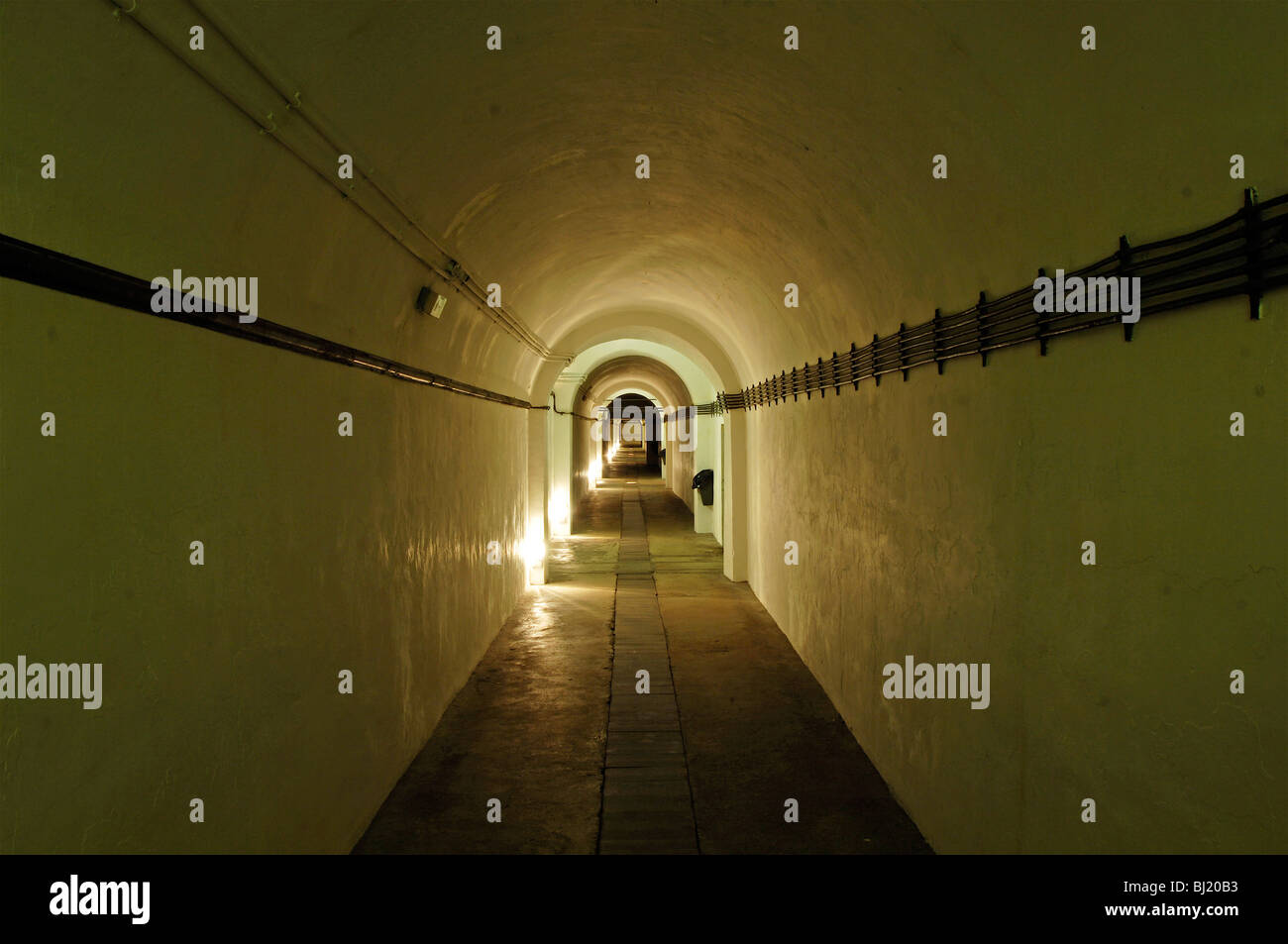 Jersey Tunnels construits dans la seconde guerre mondiale pendant l