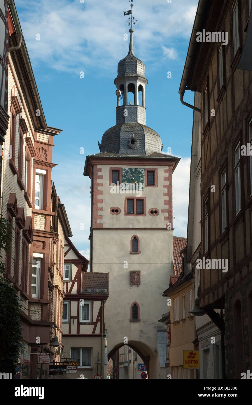 Altstadt Klingenberg am Main, Bayern, Deutschland | vieille ville, Klingenberg sur Main, Bavière, Allemagne Banque D'Images