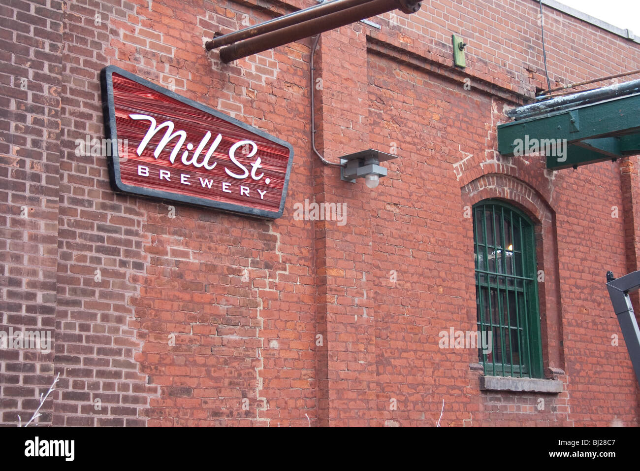 À la brasserie St Mills Distillery District Banque D'Images