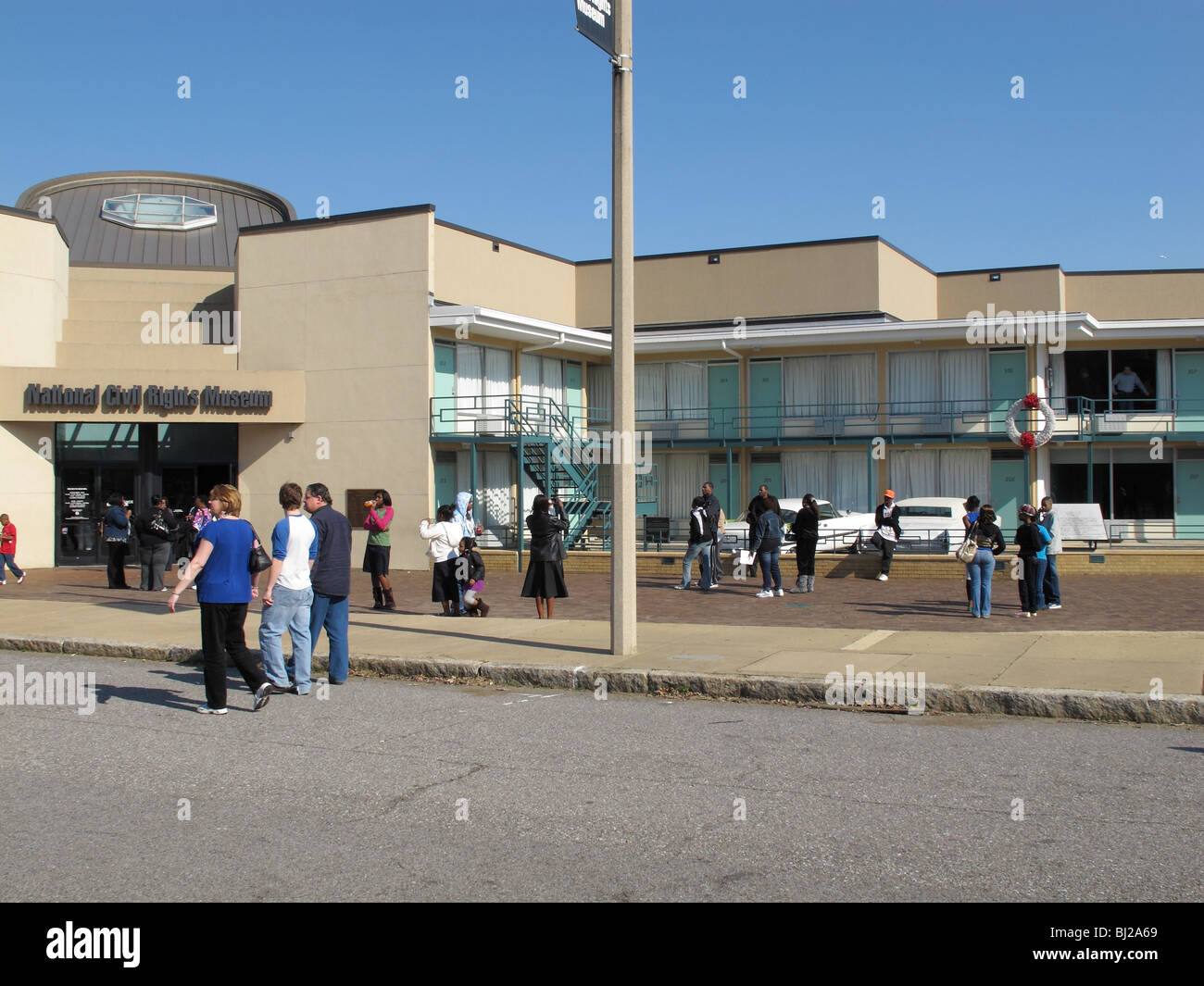 États-unis d'Memphis-National Civil Rights Museum au Lorraine Motel- site de l'assassinat de Martin Luther King Jr MARTIN LUTHER KING Banque D'Images