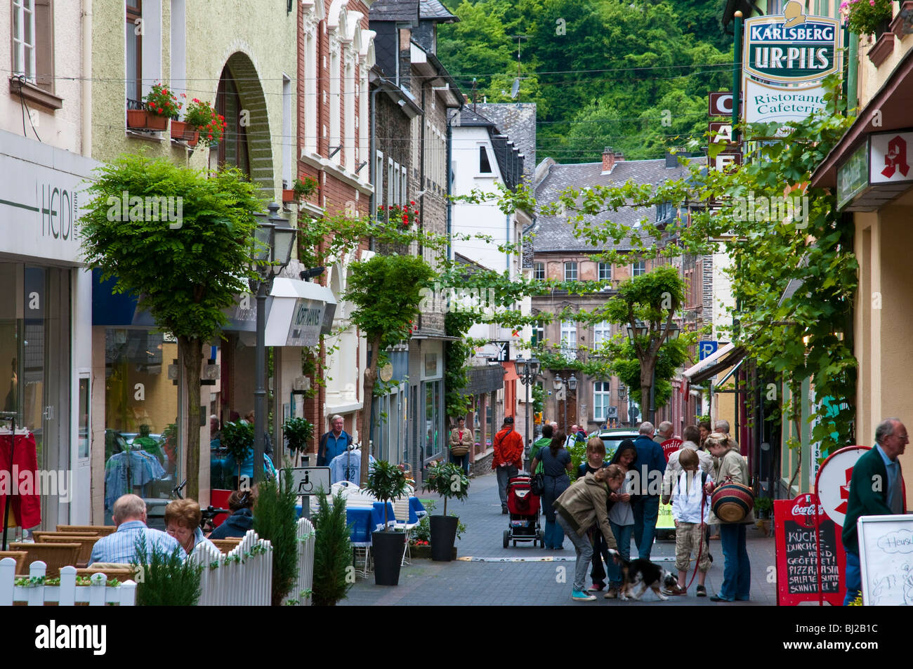 Traben-Trarbach, Mosel, Eifel, Rheinland-Pfalz, Deutschland | Traben-Trarbach, Moselle, Eifel, Rhénanie-Palatinat, Allemagne Banque D'Images