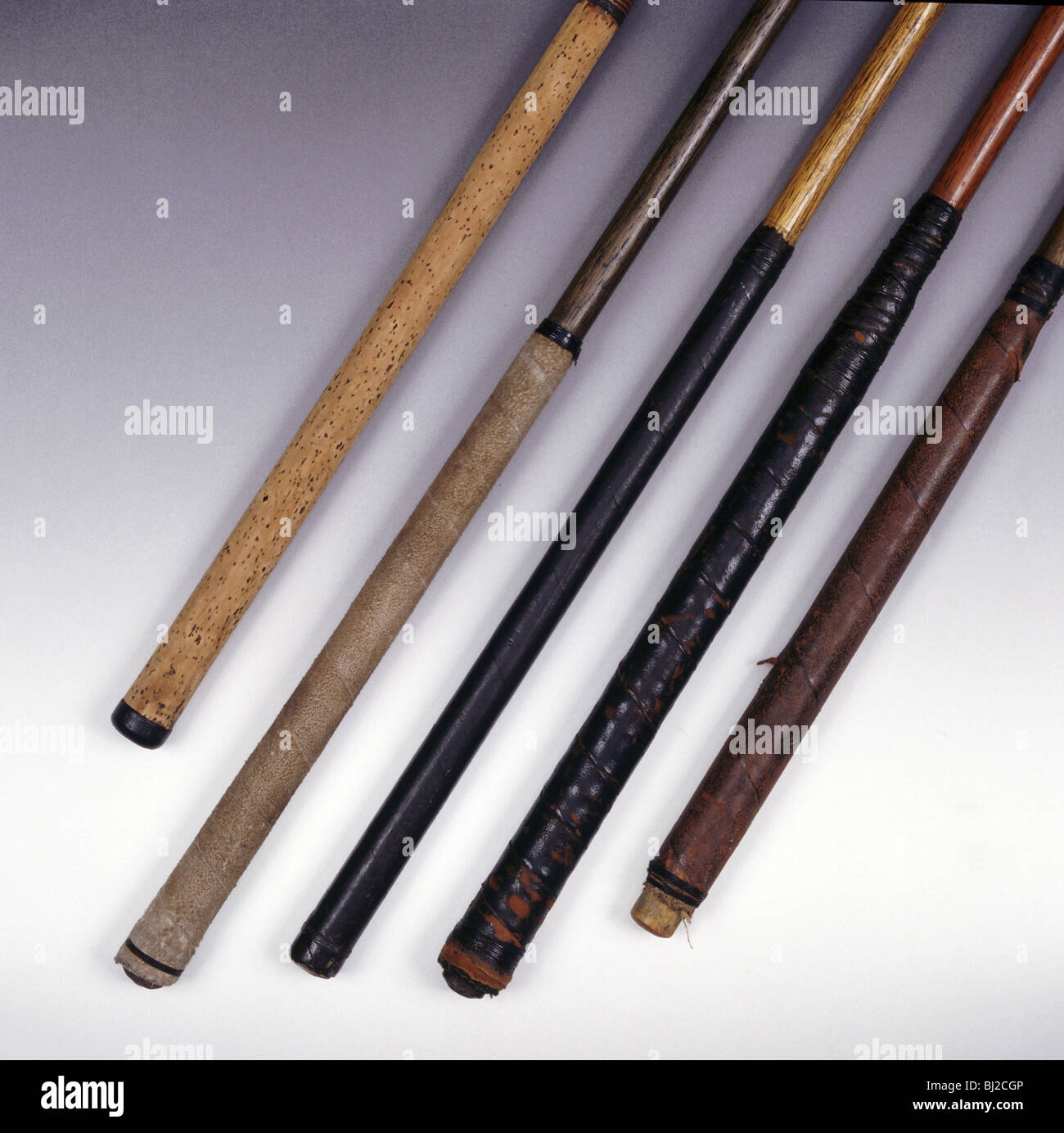 Différents types de poignées golf club, 1900-1930. Artiste : Spalding Artiste : Inconnu Banque D'Images