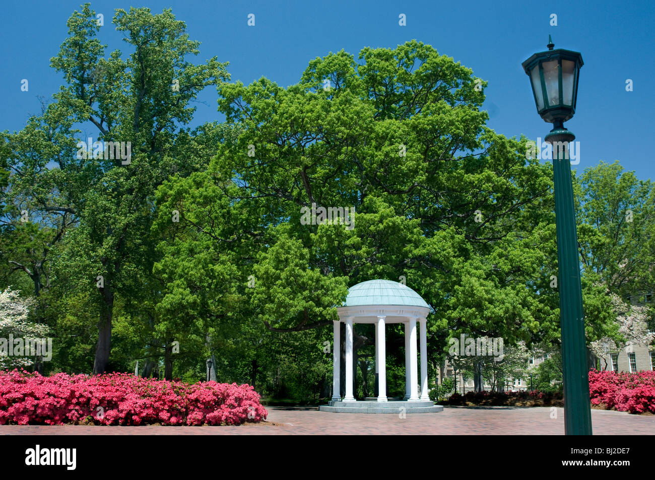 Le vieux puits, University of North Carolina, Chapel Hill Banque D'Images