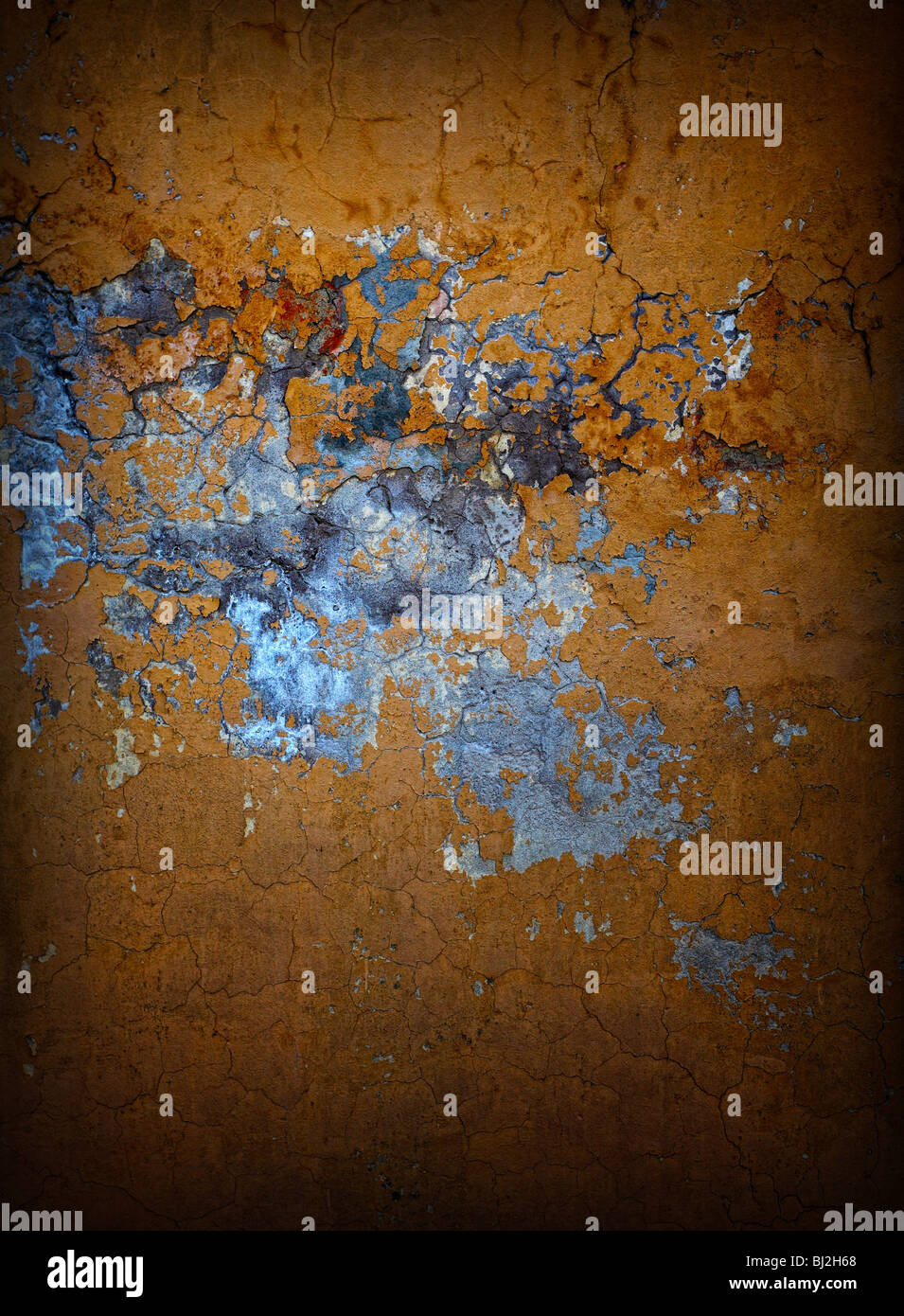 Vieux mur brun grunge background image fine Banque D'Images