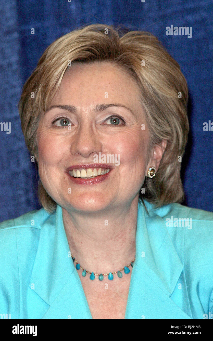 HILLARY CLINTON, LE SÉNATEUR DE NEW YORK ET MME BILL 29 juin 2003 PASADENA LOS ANGELES USA Banque D'Images