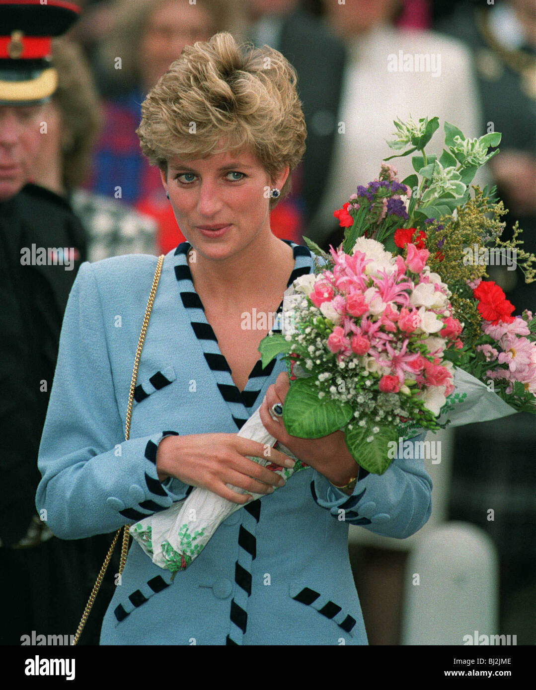 La princesse Diana Princesse de Galles 25 Janvier 1993 Banque D'Images