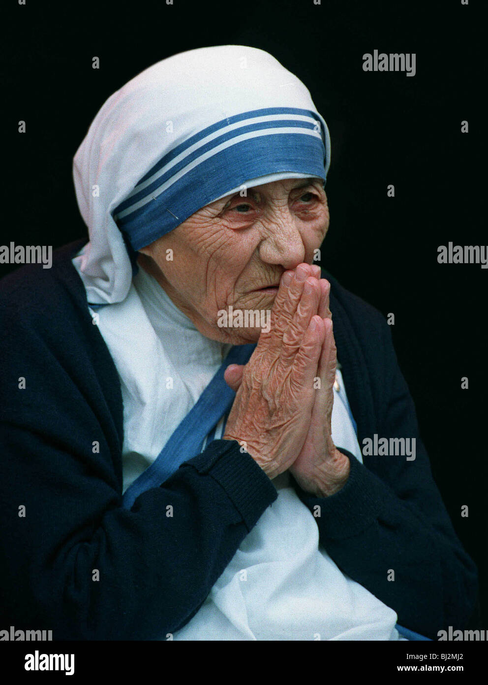 Mère TERESA MISSIONNAIRES DE LA CHARITÉ 04 Juin 1993 Banque D'Images